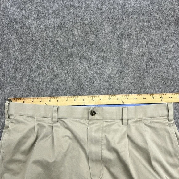 Brooks Brothers Pants Mens 38x34 Beige Lightweight Advantage Chino Stretch - Picture 11 of 15